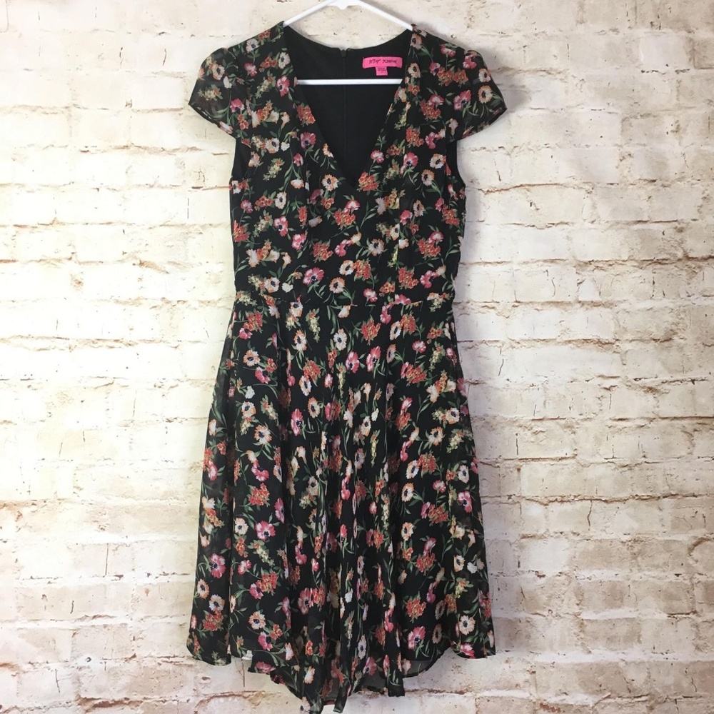 Betsey Johnson Floral Dress - Picture 1 of 8